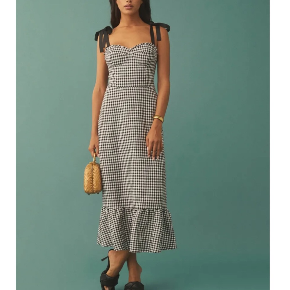 NWT Reformation Vale Linen Dress Size 0